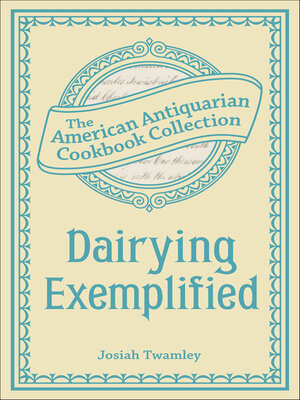 cover image of Dairying Exemplified